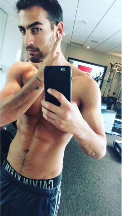 Michel Duval Shirtless Abs