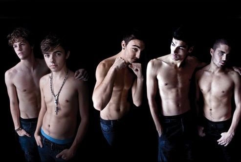 Boy Band, The Wanted shirtless