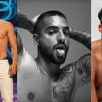 Cantantes Latinos Sin Camisa: Prince Royce, Maluma and Bad Bunny