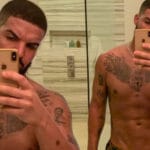 Drake sexy shirtless mirror selfie