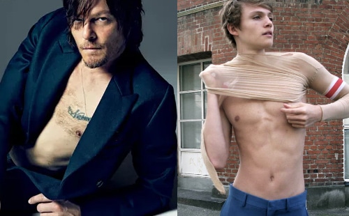 Norman and Mingus Lucien Reedus Shirtless