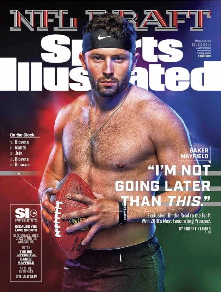 Baker Mayfield Shirtless Sports Illustrated