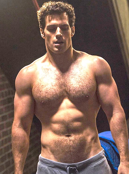 henry cavill shirtless abs profile