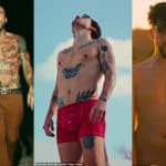 Harry Styles, Adam Levine and Bad bunny Shirtless